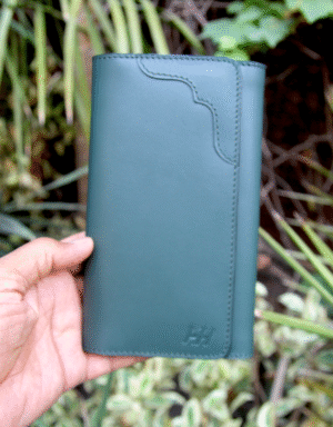 Top Quality Leather Trifold Long Wallet